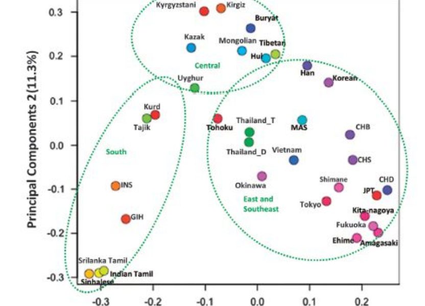 Characterising private and shared signatures of positive selection in 37 Asian populations